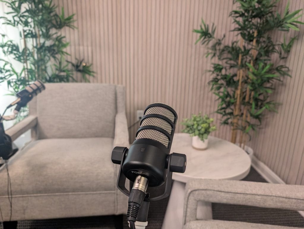 free podcast center with video and audio recording in the woodlands texas